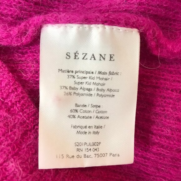 Sezane Pink Cardigan Sweater - Picture 7 of 7